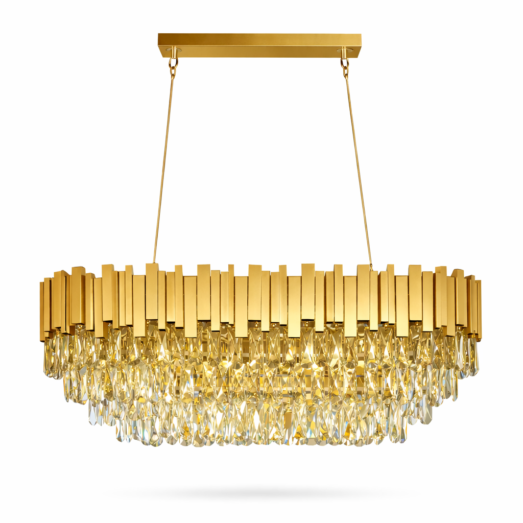 نجفة كريستال 80سم 1003