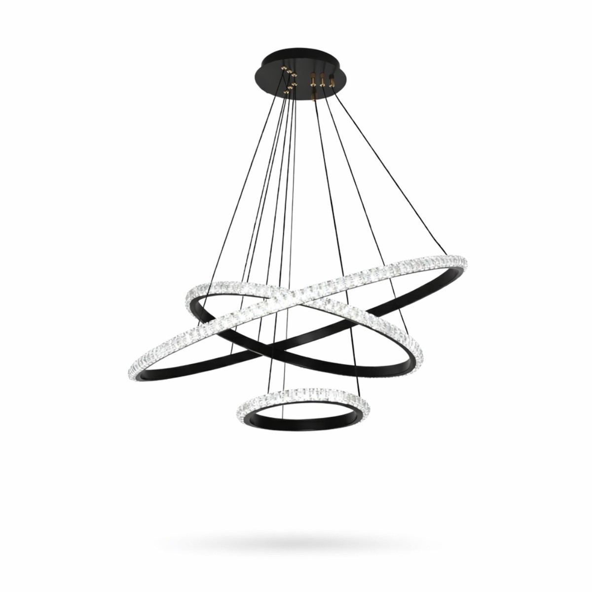 نجفه كريستال اسود 60سم