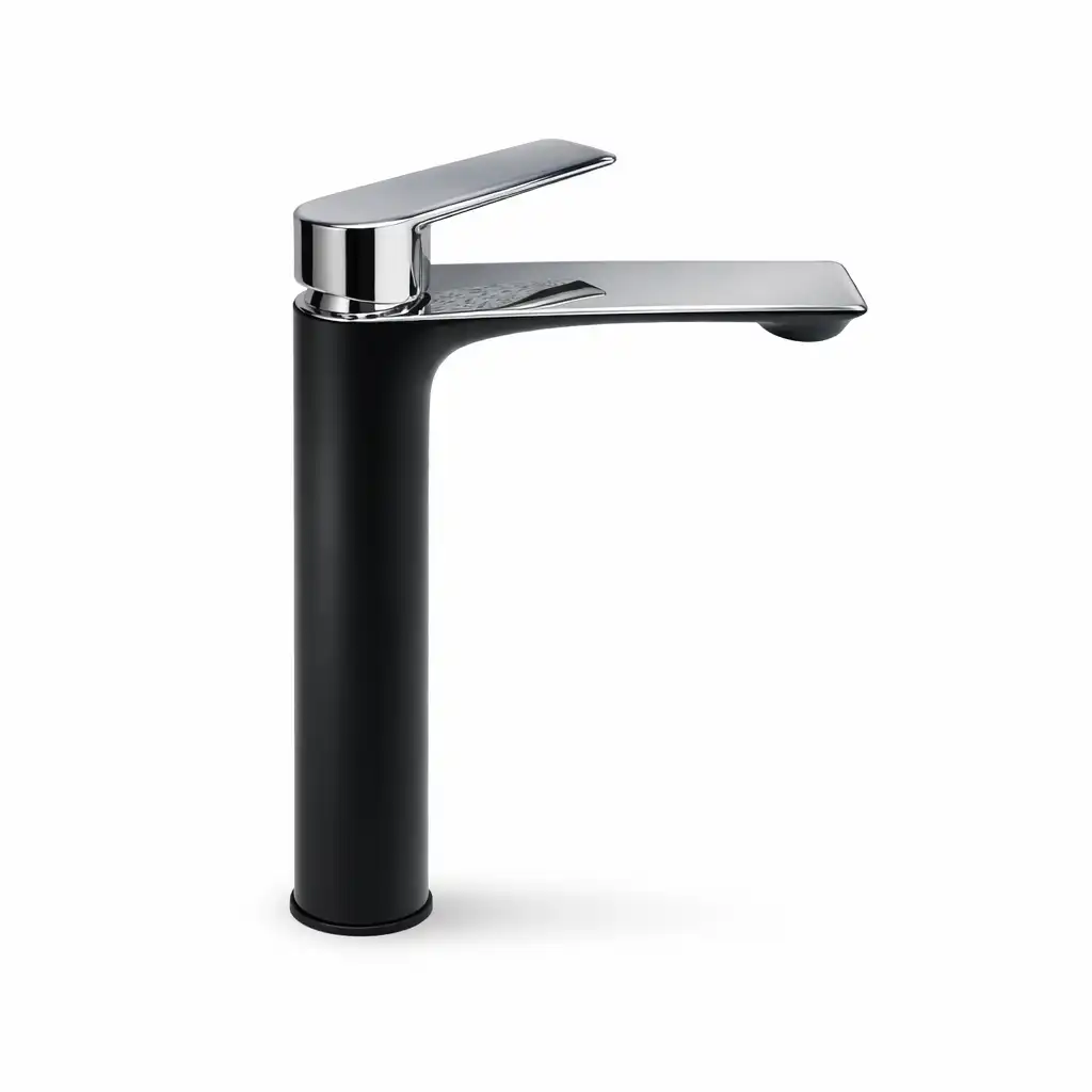 خلاط ديكور نحاس اسود*فضي