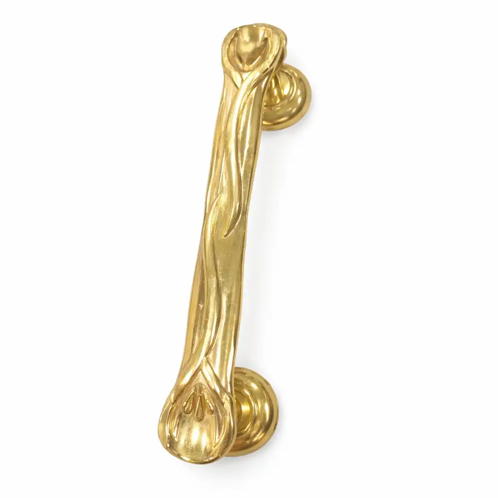 مقبض دهبي لامع