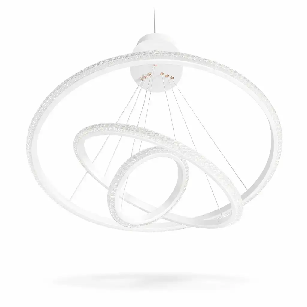 نجفة كريستال ابيض